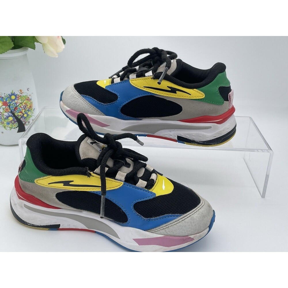 PUMA RS-Fast Jr International Flags 381563-01 Size 13C Youth Kids Running Sport - Picture 3 of 14